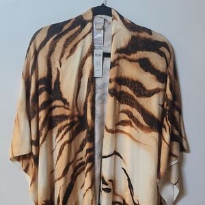 Chico's Animal Print Ruana